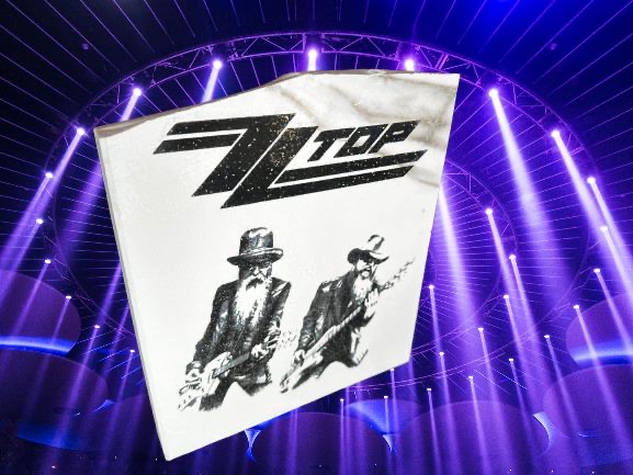 ZZ Top engraved vinyl record